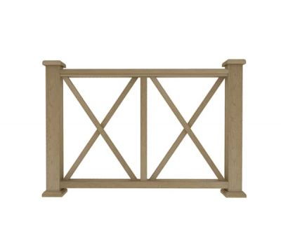 Ограждение из ДПК З1 натуральный от производителя  Dortmax по цене 9 960 р