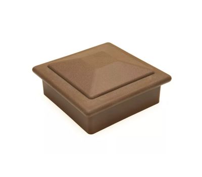 Крышка верхняя ПВХ для столба 100х100 Шоколад от производителя Deckart (Россия) по цене 293 р Крышка верхняя ПВХ для столба 100х100 Шоколад от производителя Deckart (Россия) по цене 293 р