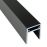 П-профиль алюминиевый 35x25 Чёрное дерево