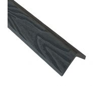 Уголок ДПК Wood-Х 50х50.3D Чёрное дерево