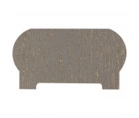 Заглушка торцевая для перил ДПК 95х50 Графит Заглушка торцевая для перил ДПК 95х50 Графит