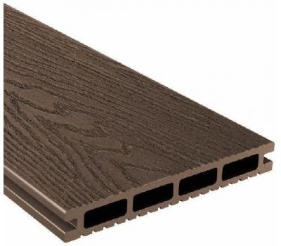 Террасная доска Универсальная Коричневая от производителя  Holzhof по цене 380 р
