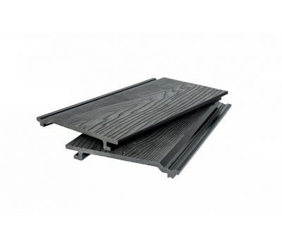 Фасадная доска ДПК 3D фактура дерева Чёрный от производителя Polivan Group по цене 590 р Фасадная доска ДПК 3D фактура дерева Чёрный от производителя Polivan Group по цене 590 р