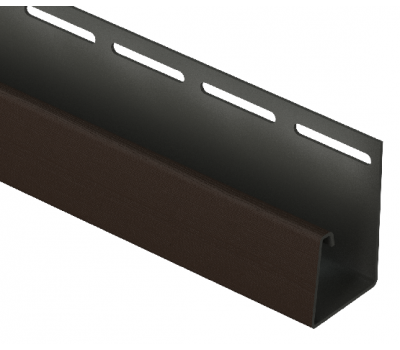 J-профиль фасадный 30 мм Шоколадный от производителя  Docke по цене 600 р