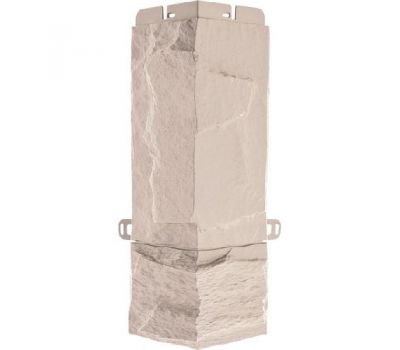 Угол наружный Гранит ЭКО Кремовый от производителя  Альта-профиль по цене 369 р