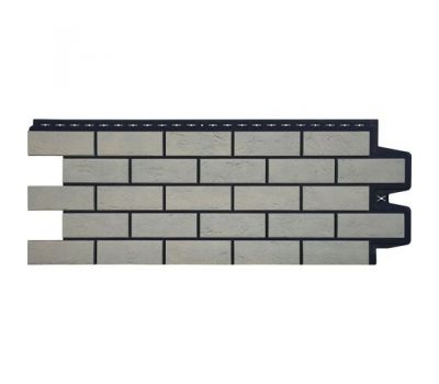 Фасадные панели Cостаренный кирпич Элит Ваниль чёрный ШОВ от производителя  Grand Line по цене 704 р