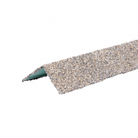 Уголок металлический внешний HAUBERK Серо-бежевый