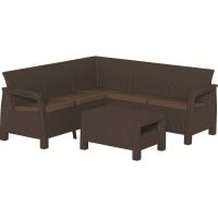 Угловой диван Corfu Relax set Коричневый Угловой диван Corfu Relax set Коричневый