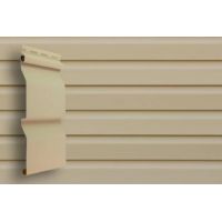 Виниловый сайдинг классик, Корабельный брус 3,66 м - Бежевый Виниловый сайдинг классик, Корабельный брус 3,66 м - Бежевый