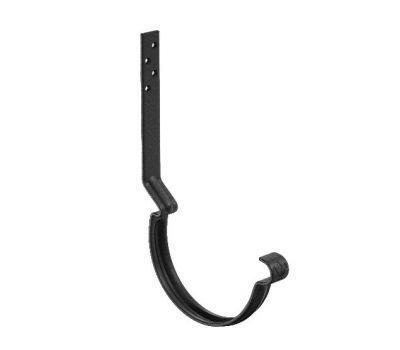 Крюк крепления желоба длинный модернизированный RAL 9005 Чёрный 125/90 от производителя  Aquasystem по цене 408 р