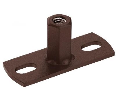 Держатель для хомута под метиза RAL 8017 Коричневый matt 125/90 от производителя  Aquasystem по цене 1 129 р