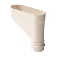 Коллектор для водостока Lux ПВХ Латте