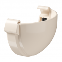 Заглушка желоба универсальная Lux ПВХ Латте